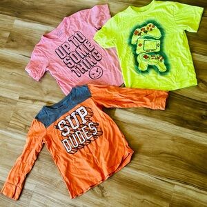 The Children's Place Graphic Tees - Pink, Yellow, and Orange